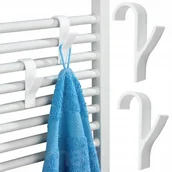 Wieszaki łazienkowe - 2X Haczyk Wieszak Na Grzejnik Kaloryfer Łazienkowy - miniaturka - grafika 1