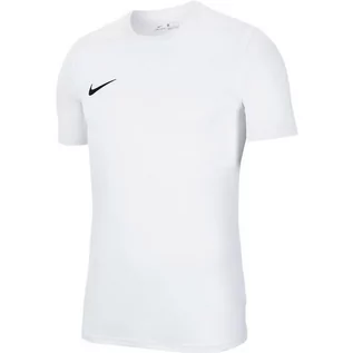 Odzież sportowa dziecięca - Nike, Koszulka dziecięca, Park VII Junior BV6741 100, biały, rozmiar M - grafika 1