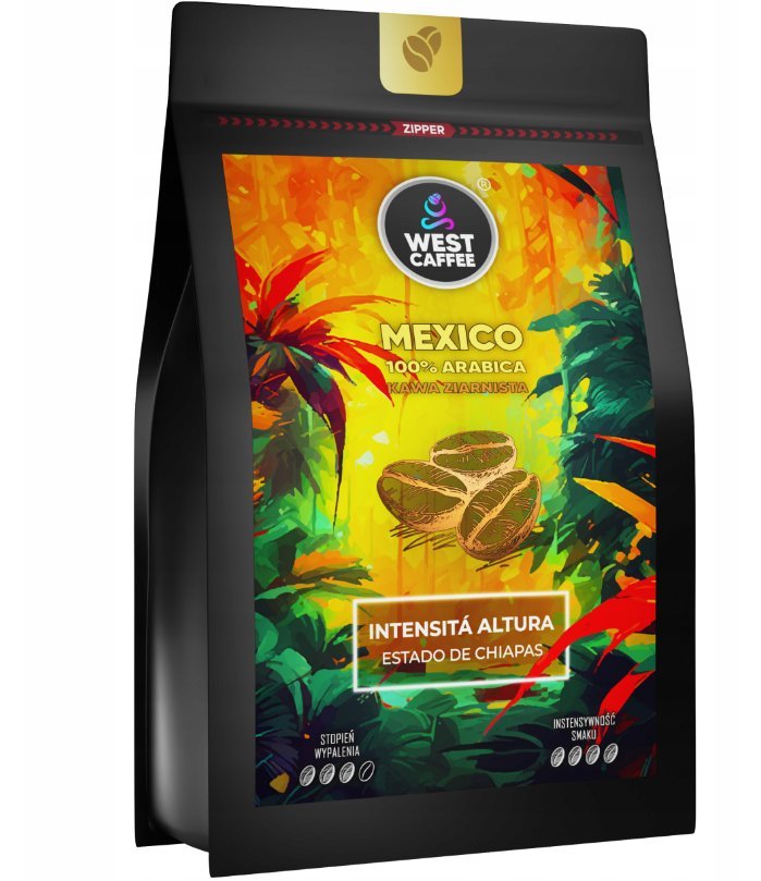 KAWA ZIARNISTA Meksyk 250g 100%Arabica - Intensita Altura - ŚWIEŻO WYPALONA