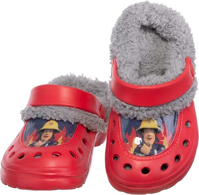 Kapcie zimowe dla chłopca ocieplane Strażak Sam kroksy rozmiar 25/26