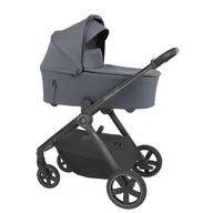 Wózki dziecięce - Espiro Only - uniwersalny wózek głęboko-spacerowy z torbą 307 Graphite Anthracite - miniaturka - grafika 1