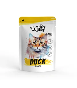 TufTuf Kot saszetka dla kota z kaczką 100g - Sucha karma dla kotów - miniaturka - grafika 1