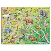 Puzzle - Puzzle 83 el. Droga od małpy do człowieka Larsen - miniaturka - grafika 1