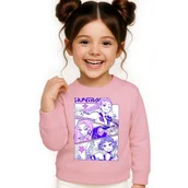 Bluzy dla dziewczynek - BLUZA DZIECIĘCA K-POPOWE ŁOWCZYNIE DEMONÓW HUNTRIX 146-152 BAWEŁNIANA - miniaturka - grafika 1