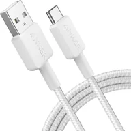Kable USB - Kabel USB Anker Anker 322 USB-A to USB-C Cable Nylon, 1.8M, Baltas Anker - miniaturka - grafika 1