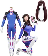 Stroje karnawałowe - Strój Kostium D.va Overwatch Anime Cosplay 158/164 S - miniaturka - grafika 1