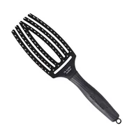 Szczotki i grzebienie do włosów - Olivia Garden Finger Brush, szczotka do rozczesywania i masażu, włosie dzika, średnia - miniaturka - grafika 1