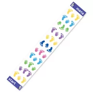 Maty edukacyjne - Mata Animacyjna Skaczące Stópki MEGA 50x300 cm - miniaturka - grafika 1