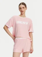Piżamy damskie - DKNY Piżama YI80039 Różowy Regular Fit - miniaturka - grafika 1