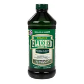 Suplementy naturalne - Holland & Barrett EKO Flaxseed Oil (500 ml) - miniaturka - grafika 1