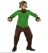 Stroje karnawałowe - Widmann Andreas kostium dziecięcy Werwolf, kombinezon i maski, 140, brązowy - miniaturka - grafika 1