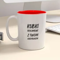 Kubki - Firmowy kubek reklamowy - CLASSIC z kolorowym wnętrzem - miniaturka - grafika 1