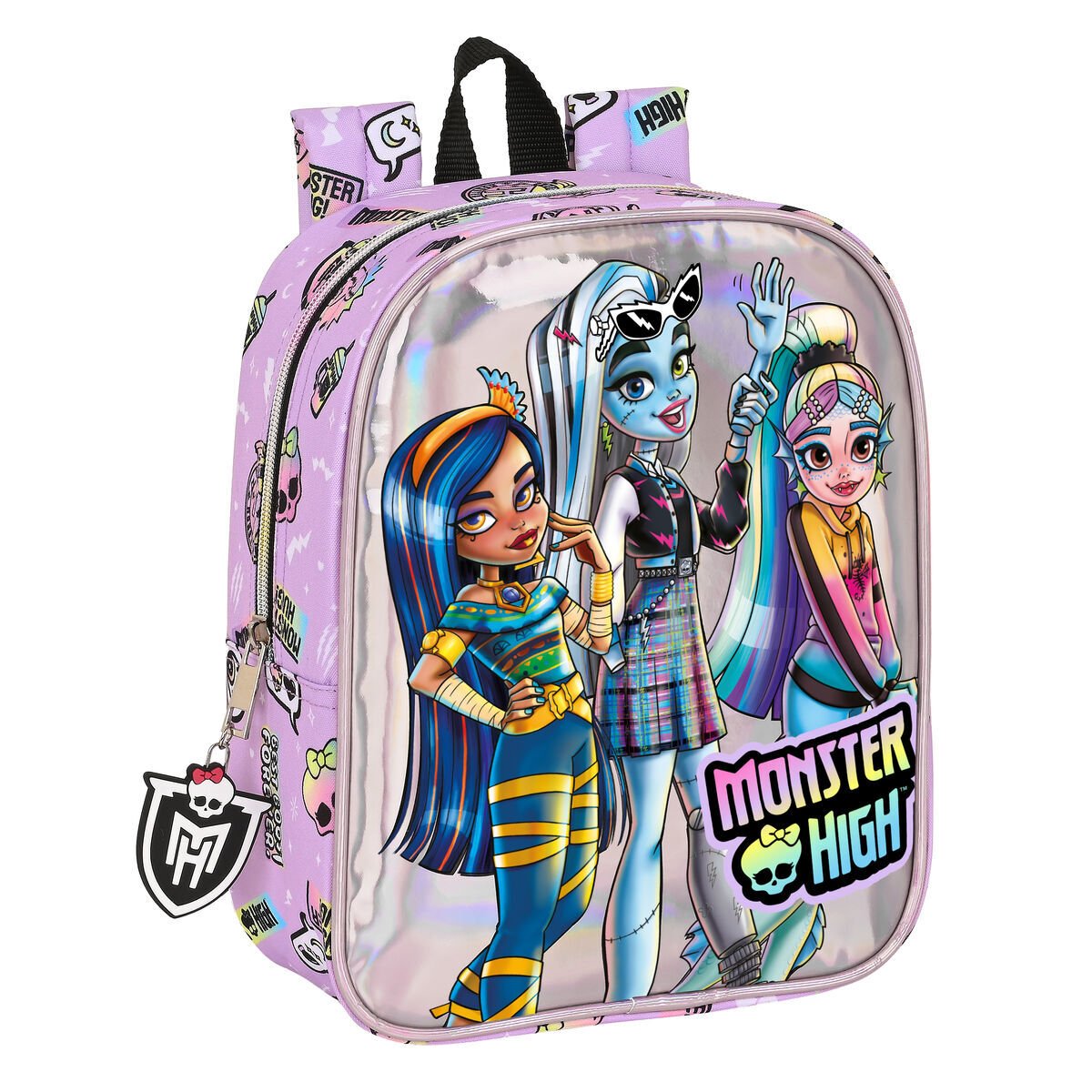Plecak szkolny Monster High Best boos fioletowy 22 x 27 x 10 cm