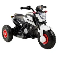Pojazdy elektryczne dla dzieci - Import SUPER-TOYS MOTOR ŚCIGACZ NA POMPOWANYCH KOŁACH DWA SILNIKI SUPER NOWOŚĆ/TK103 TK-103-AIR-BIAŁY - miniaturka - grafika 1