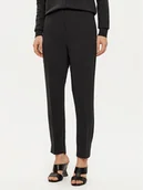 Spodnie damskie - Tommy Hilfiger Chinosy WW0WW45450 Czarny Slim Fit - miniaturka - grafika 1