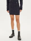 Spódnice - Patrizia Pepe Spódnica mini 2G0986 K210 Granatowy Regular Fit - miniaturka - grafika 1