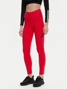 adidas Legginsy Essentials Big Logo JH1187 Czerwony Slim Fit - Spodnie damskie - miniaturka - grafika 1