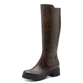 Kozaki damskie - Marco Tozzi Damskie 2-25606-41 modne kozaki, Mocca, 39 EU, Mocca, 39 EU - miniaturka - grafika 1