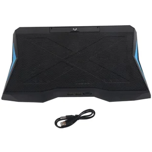 Podkładka chłodząca do laptopa, 6 wentylatorów, przenośna, regulowana - Chłodzenie procesora - miniaturka - grafika 1