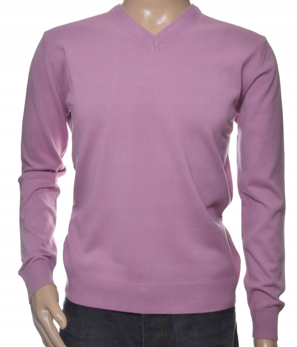 Sweter męski z kaszmiru i wełny merynosów XXL 2XL