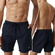 Kąpielówki męskie - SPODENKI MĘSKIE kąpielowe szybkoschnące wiązane dopasowane Atlantic *XL - miniaturka - grafika 1