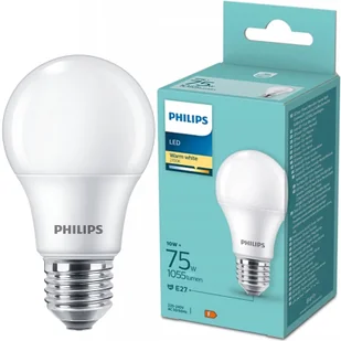 Żarówka Led E27 A60 10W 75W 1055lm 2700K Ciepła Philips - Żarówki LED - miniaturka - grafika 1
