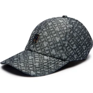 Tommy Hilfiger Lniana bejsbolówka - Czapki damskie - miniaturka - grafika 1