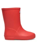 Buty dla dziewczynek - Hunter Kalosze HFC-02 Czerwony - miniaturka - grafika 1