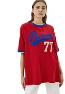 Koszulki i topy damskie - Koszulka damska Superdry Collegiate Oversized t-shirt-XS - miniaturka - grafika 1