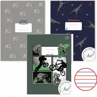 Zeszyty szkolne - INTER ZESZYT ZESZYTY A4 32 , 3 LINIA KOLOROWANA 3X - miniaturka - grafika 1