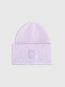 Czapki dla dzieci - 4F Czapka zimowa dziewczęca - fioletowa Uniwersalny - miniaturka - grafika 1