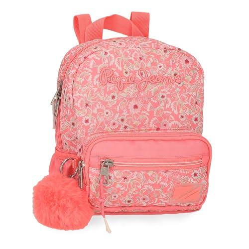 Pepe Jeans Nahid plecak na co dzień różowy 19 x 23 x 8 cm poliester by Joumma Bags, różowy, 25 x 32 x 12 cm, plecak na co dzień, Różowy, 25x32x12 cms, Plecak na co dzień