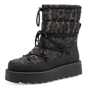Śniegowce damskie - Tamaris Damskie buty WL Lace Boot 1-26846-45 śniegowce, czarne/panterka, 38 EU, Black Leopard, 38 EU - miniaturka - grafika 1