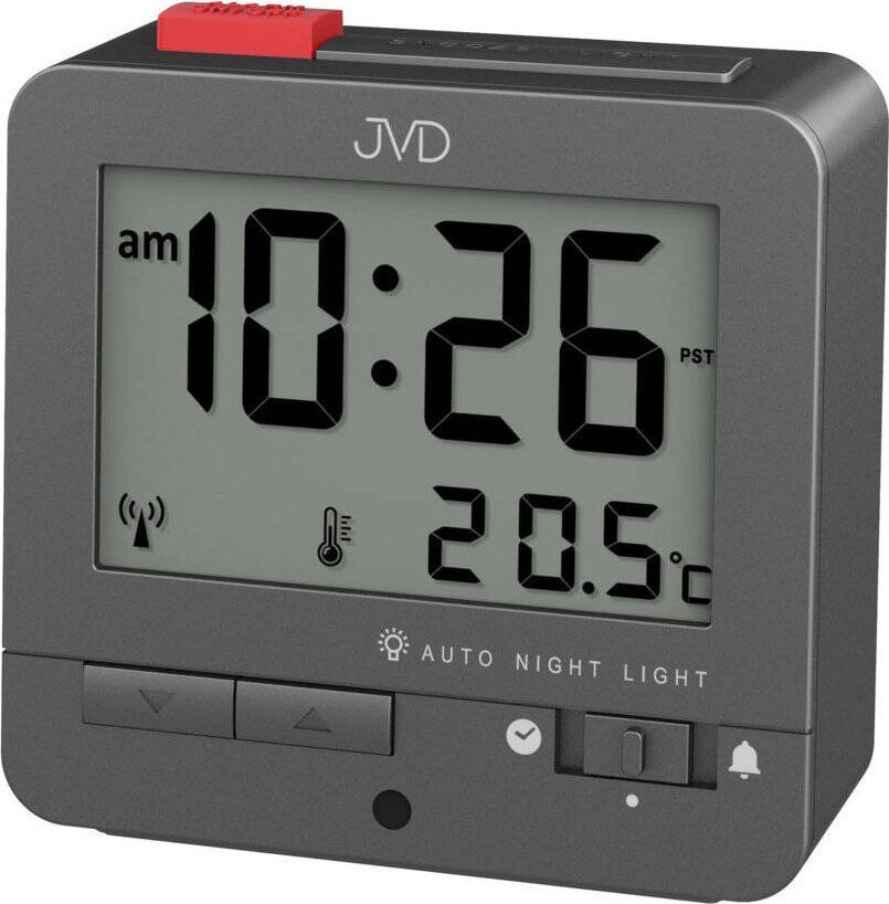 Zegarek JVD Zegar budzik JVD RB9401.2 drzemka czujnik