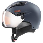 Kaski narciarskie - Kask narciarski Uvex hlmt 600 visor granatowy - miniaturka - grafika 1