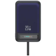 Powerbanki - Powerbank USAMS XM Series CD219 10000mAh Magnetic Wireless czarny - miniaturka - grafika 1