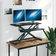 Biurka - VidaXl Regulowane Biurko, 90X40X(13-50) Cm, Stal I Płyta - miniaturka - grafika 1