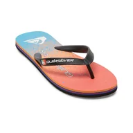 Klapki i japonki męskie - Męskie Japonki QUIKSILVER MOLOKAI ART II AQYL101360-XBBN – Pomarańczowy - miniaturka - grafika 1