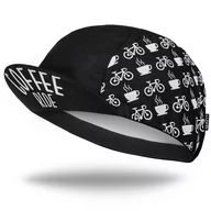 Pozostała odzież dla rowerzystów - Czapeczka Bawełniana Rowerowa Pod Kask Unisex Luxa Coffee Ride Black - miniaturka - grafika 1