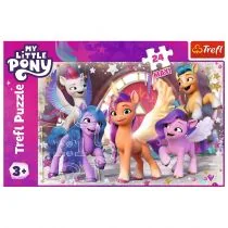 Puzzle 24 Maxi Wesoły dzień kucyków Trefl - Puzzle - miniaturka - grafika 1