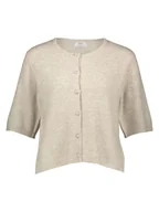 Swetry damskie - JDY Kardigan "Rue Life" w kolorze beżowym - miniaturka - grafika 1