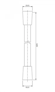 Omnires Wąż prysznicowy 125 cm antracyt 022-XAT - odbiór osobisty: Kraków, Świebodzin - Węże prysznicowe - miniaturka - grafika 1