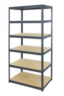 Szafy i regały magazynowe - Regał Helios magazynowy metalowy HGG_196X090X60_6_400 ilość półek 6 nośność 400 kg / Wamar-Sosenka - miniaturka - grafika 1