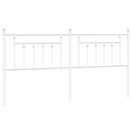 Inne meble do sypialni - Metalowe wezgłowie, białe, 193 cm Lumarko! - miniaturka - grafika 1