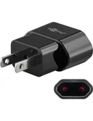 Pozostałe akcesoria sieciowe - Adapter sieciowy US/Japonia, czarny - miniaturka - grafika 1