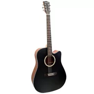 Gitary akustyczne - Riverwest G-413 gitara akustyczna czarna - miniaturka - grafika 1