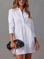 Sukienki - Milan Kiss Sukienka w kolorze białym - miniaturka - grafika 1