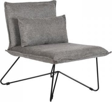 DKD Home Decor Fotel DKD Home Decor Czarny Szary Metal 66 x 78 x 75 cm