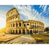 Malowanie po numerach - Malowanie po numerach BRUSHME 40x50 cm Koloseum na Wschodzie Słońca - miniaturka - grafika 1