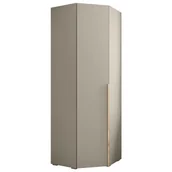 Szafy - Szafa narożna uchylna ubraniowa Inova 1 kaszmir + u. złoty Abiks Meble - miniaturka - grafika 1